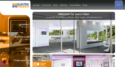 Desktop Screenshot of elektrohieber.de